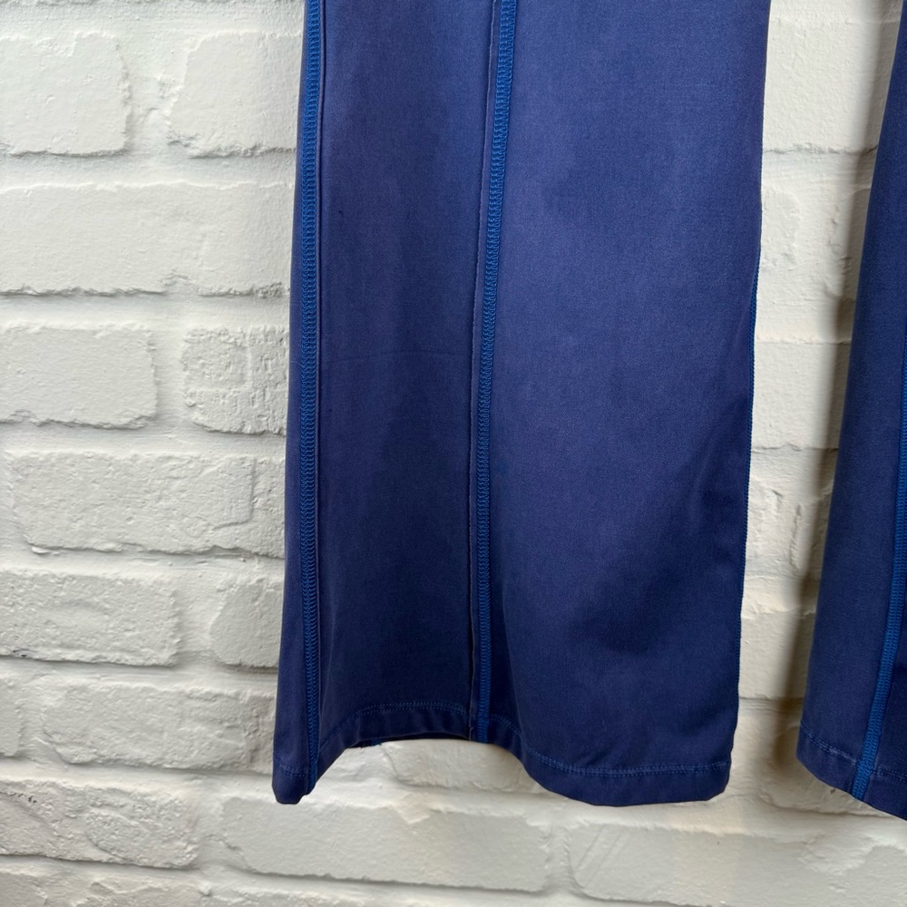Free People Movement Tag Team Blue Yoga Wide Leg Leggings High Rise Size Large - Picture 9 of 12